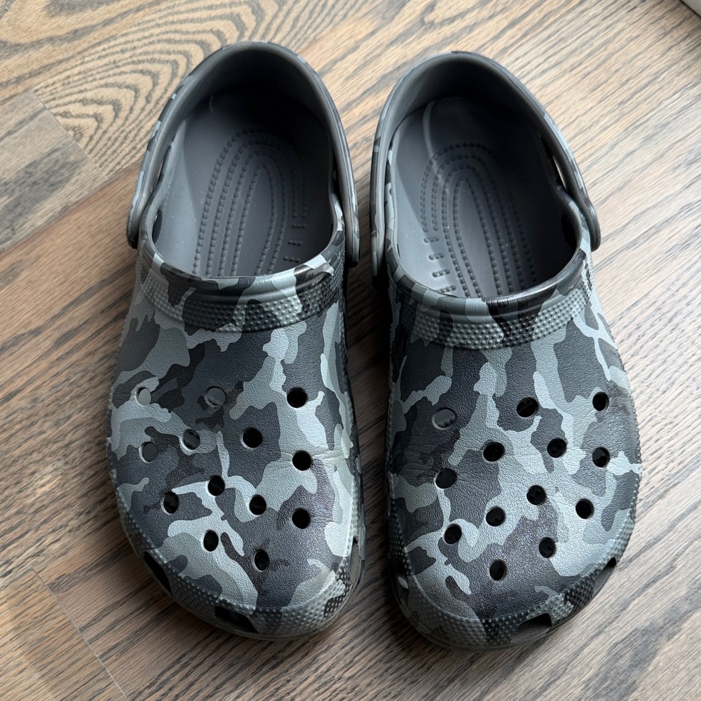Crocs Classic Printed Camo Clog Slate Grey Camo Men’s 8